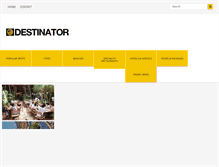 Tablet Screenshot of destinator.net